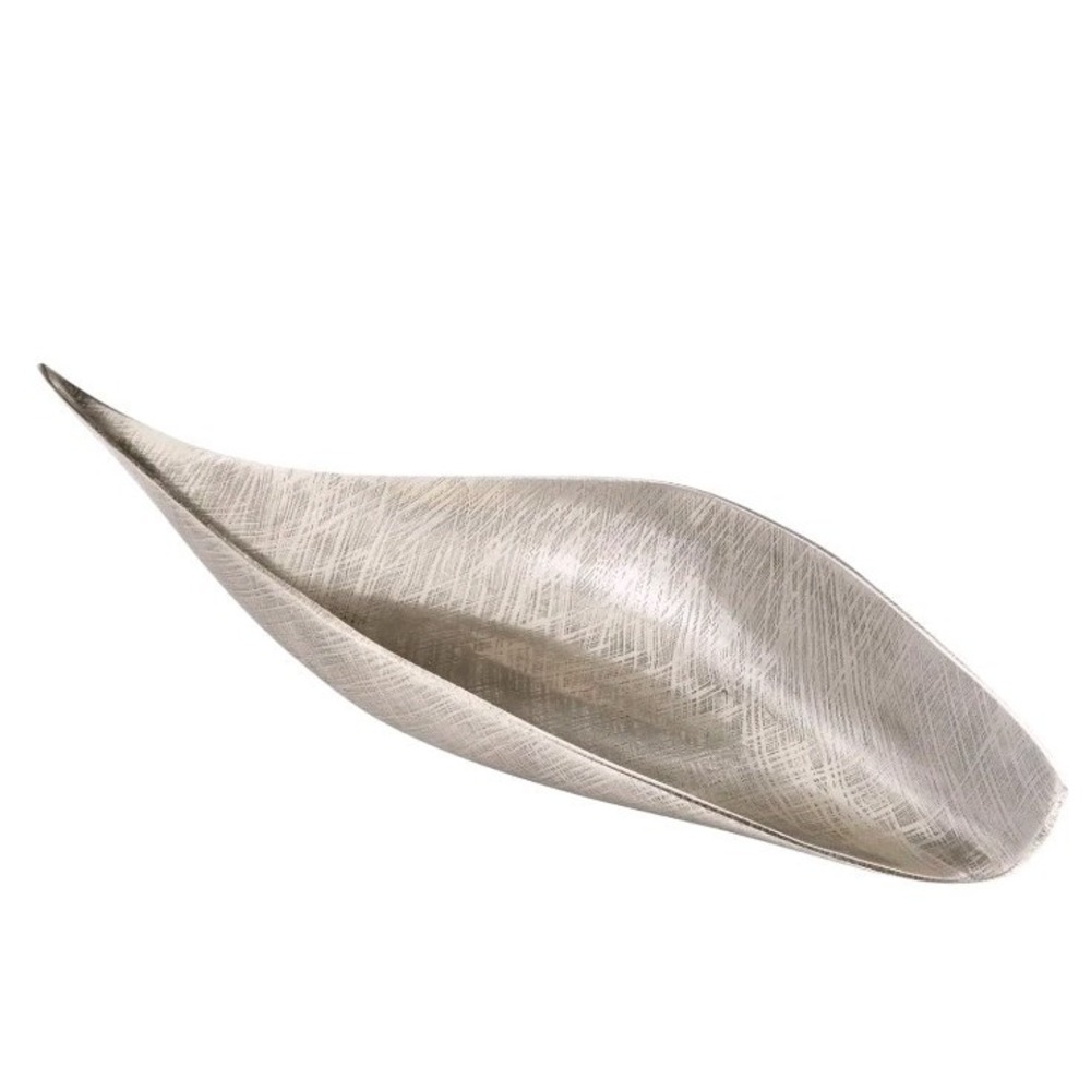Cyan Design Laurel Large Tray Antique Silver Art Nouveau Leaf Centerpiece Decor